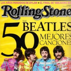 Revistas de música: THE BEATLES: SUS 50 MEJORES CANCIONES POR LA REVISTA ROLLING STONE-OCTUBRE 2013- NUEVA!!. Lote 341842628