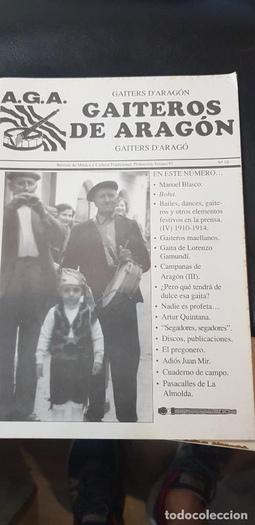 Music magazines: Revista gaiteros de Arag&oacute;n n&uacute;mero 10