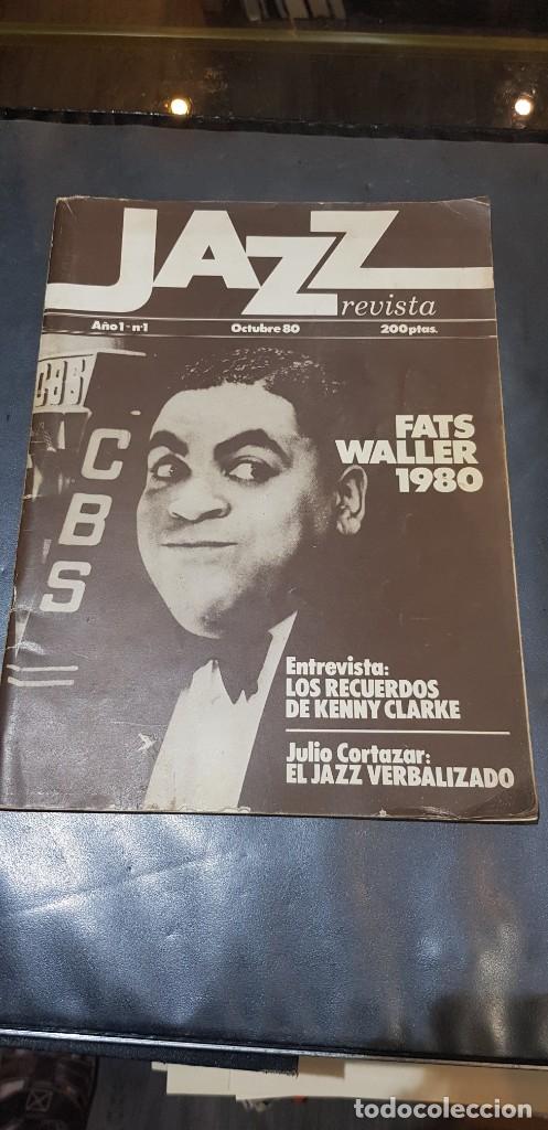 Music magazines: Revista jazz a&ntilde;o 1 n&uacute;mero 1 octubre 80