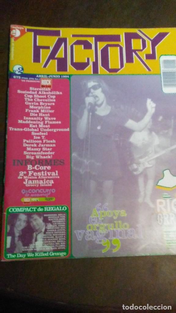 Revistas de m&uacute;sica: FACTORY n&ordm;2 - ABRIL-JUNIO 1994 - Foto 1