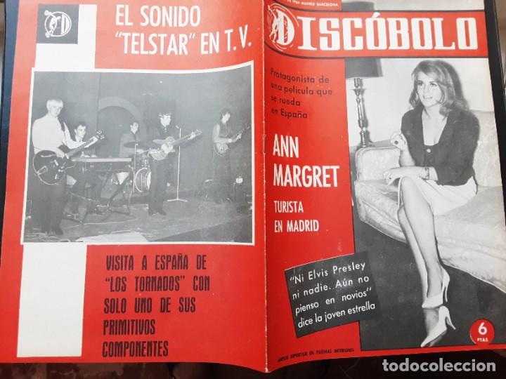 Magazines de musique: Disc&oacute;bolo n⁰ 52, mayo 1964 Ann Margret, los Sonor. Los continentales. Tornados.