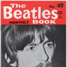 Revistas de música: THE BEATLES MONTHLY BOOK #49 AUGUST 1967 UK FAN MAGAZINE GEORGE HARRISON. Lote 346773103