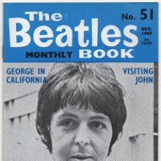 Revistas de música: THE BEATLES MONTHLY BOOK #51 OCTOBER 1967 UK FAN MAGAZINE PAUL MCCARTNEY LENNON. Lote 346774428
