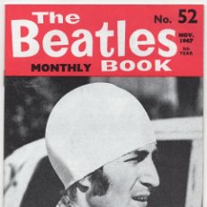 Revistas de música: THE BEATLES MONTHLY BOOK #52 NOVEMBER 1967 UK FAN MAGAZINE MAGICAL MYSTERY TOUR JOHN LENNON. Lote 346775468