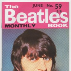 Revistas de música: THE BEATLES MONTHLY BOOK #59 JUNE 1968 UK FAN MAGAZINE RINGO STARR INDIA LENNON. Lote 346782208