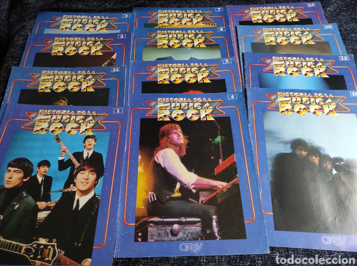 Music magazines: HISTORIA DE LA MUSICA ROCK - LOTE DE 12 FASCICULOS - edita : ORBIS 1981