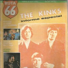 Revistas de música: RUTA 66 Nº 32 THE KINKS. Lote 347129278