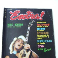 Revistas de música: EXTRA! 17 NICO LOU REED SISA LABORDETA CANET ROCK ROBERT FRIPP BRIAN ENO MICK RONSON
