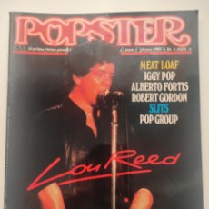 Revistas de música: POPSTER REVISTA ITALIANA 1980 LOU REED IGGY POP THE BEATLES MARILYN MONROE LA DIVINA