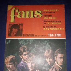 Revistas de música: REVISTA FANS Nº 84 1967 ( INCLUYE POSTER). Lote 350218944