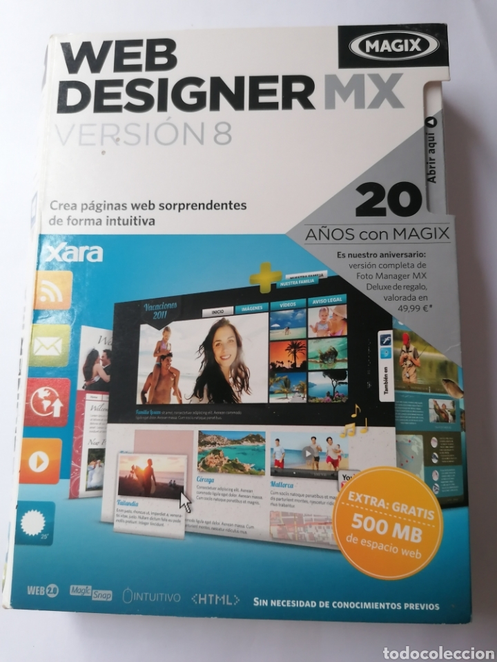 Music magazines: CD WEB DESIGNER MX. VERSI&Oacute;N 8.