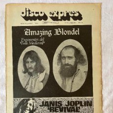 Revistas de música: REVISTA DISCO EXPRES Nº 248 NOVIEMBRE 1973; AMAZING BLONDEL, JANIS JOPLIN, TITANIC, ERIC CLAPTON,.... Lote 354882843