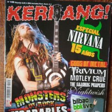 Revistas de música: KERRANG Nº 165 DE 2007- KORN- NIRVANA- THE 69 EYES- TRIVIUM- NILE- INSOLENCIA- DEVILDRIVER- BREAKER.