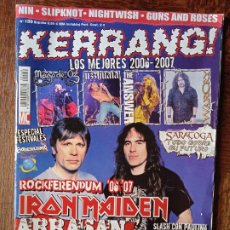Revistas de música: KERRANG! 159 DE 2007- SLIPKNOT, NIGHTWISH, SARATOGA, ALBERTUCHO, BLINK 182, MAGO OZ, MARILYN MANSON