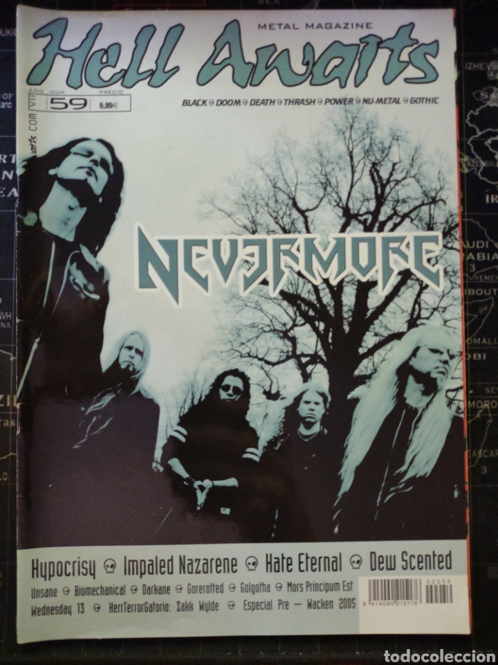 Revistas de m&uacute;sica: Hell awaits N&deg; 59 - Foto 1