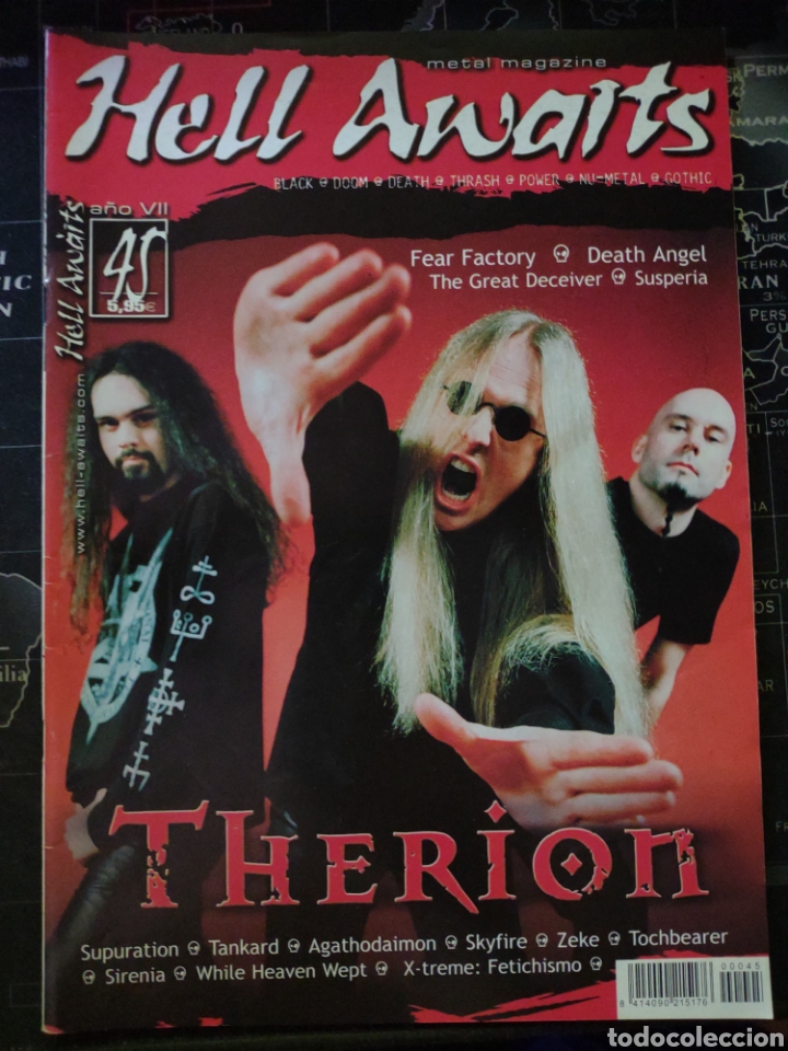 Revistas de m&uacute;sica: Hell awaits N&deg; 45 - Foto 1