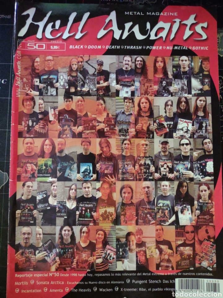 Revistas de m&uacute;sica: Hell awaits N&deg; 50 - Foto 1