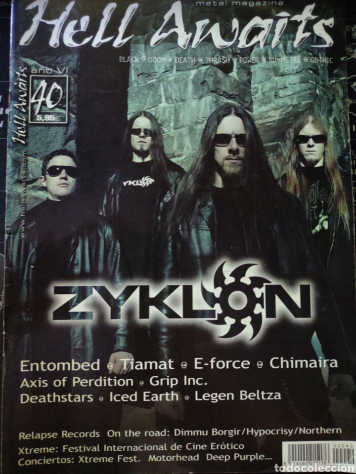 Revistas de m&uacute;sica: Hell awaits N&deg; 40 - Foto 1