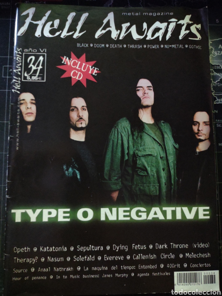 Revistas de m&uacute;sica: Hell awaits N&deg; 34 - Foto 1