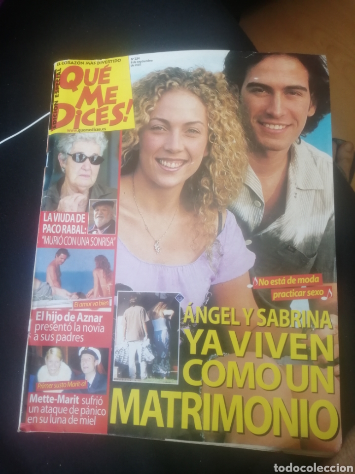 Music magazines: Revista QU&Eacute; ME DICES Septiembre 2001