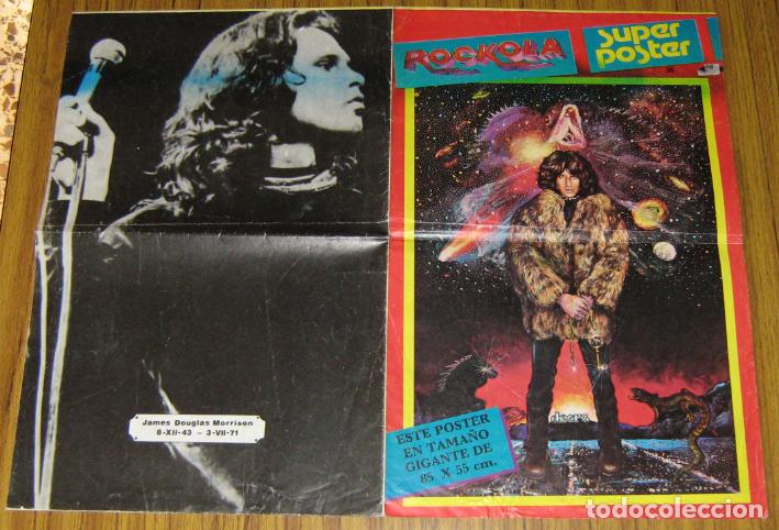 Music magazines: ROCKOLA SUPER POSTER N&ordm; 36 - JIM MORRISON - M&Eacute;XICO - P&Oacute;STER 85 X 55
