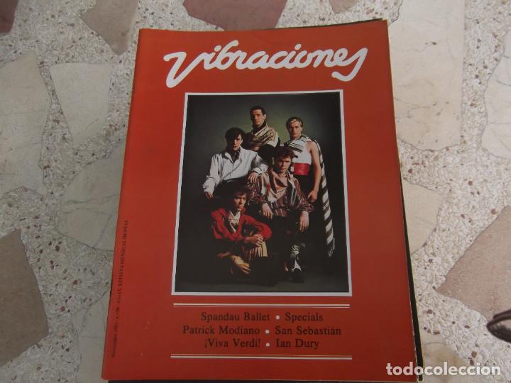 Magazines de musique: VIBRACIONES 86. SPANDAU BALLET. PATRICK MODIANO. IAN DURY. VIDOR. G. BRASSENS. CARLOS PAZOS. YOURSEL