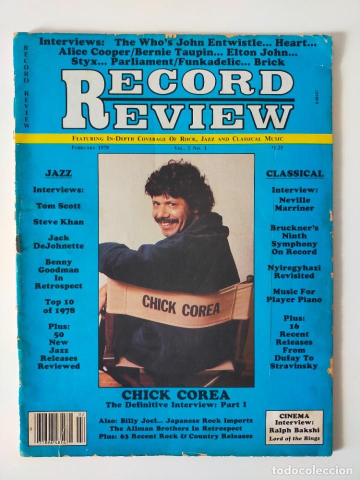 Revistas de m&uacute;sica: REVISTA RECORD REVIEW. FEBRERO 1979 - THE WHO / HEART / THE ALLMAN BROTHERS.. - EN IDIOMA INGLES