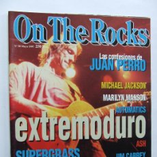 Revistas de música: ON THE ROCKS 58 EXTREMODURO MICHAEL JACKSON AEROSMITH MARILYN MANSON JUAN PERRO SUPERGRASS. Lote 365801781