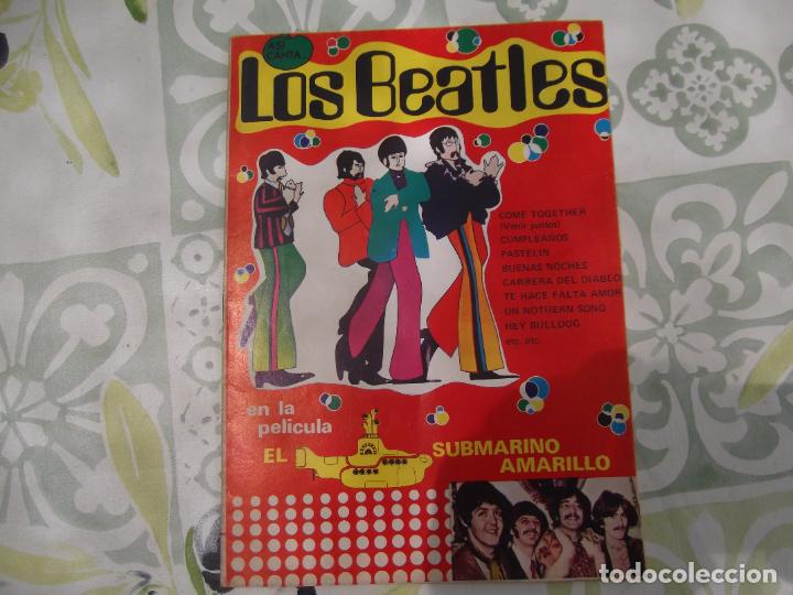 Magazines de musique: asi canta los beatles, en la pelicula submarino amarillo, editorial alas, 1968, 15 x 22, 16 paginas