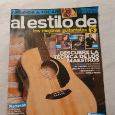 Revistas de música: REVISTA AL ESTILO DE LOS MEJORES GUITARRISTAS 2013. Lote 366143011