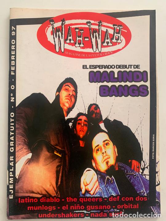 Music magazines: REVISTA WAH WAH magazine de la cultura rock N&ordm; 0 1997 malindi bangs def con dos the queers