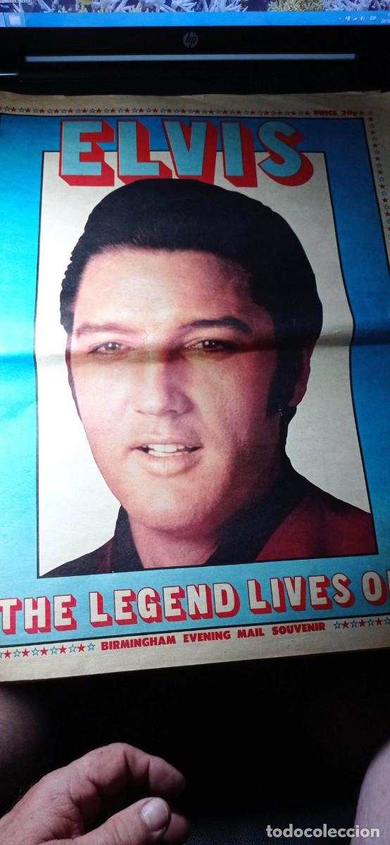 Magazines de musique: ANTIGUO PERIODICO ELVIS THE LEGEND LIVES BIRMINGHAM EVENING MAIL SOUVENIR 22