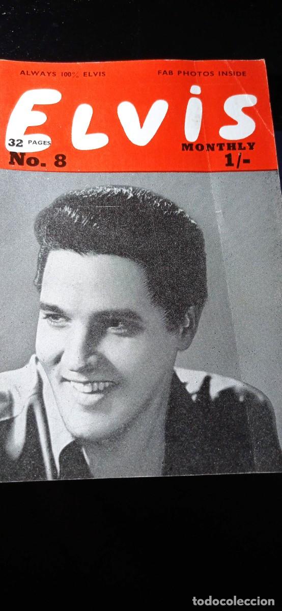 Revistas de m&uacute;sica: Elvis Monthly Magazine 8 A&Ntilde;O 1962