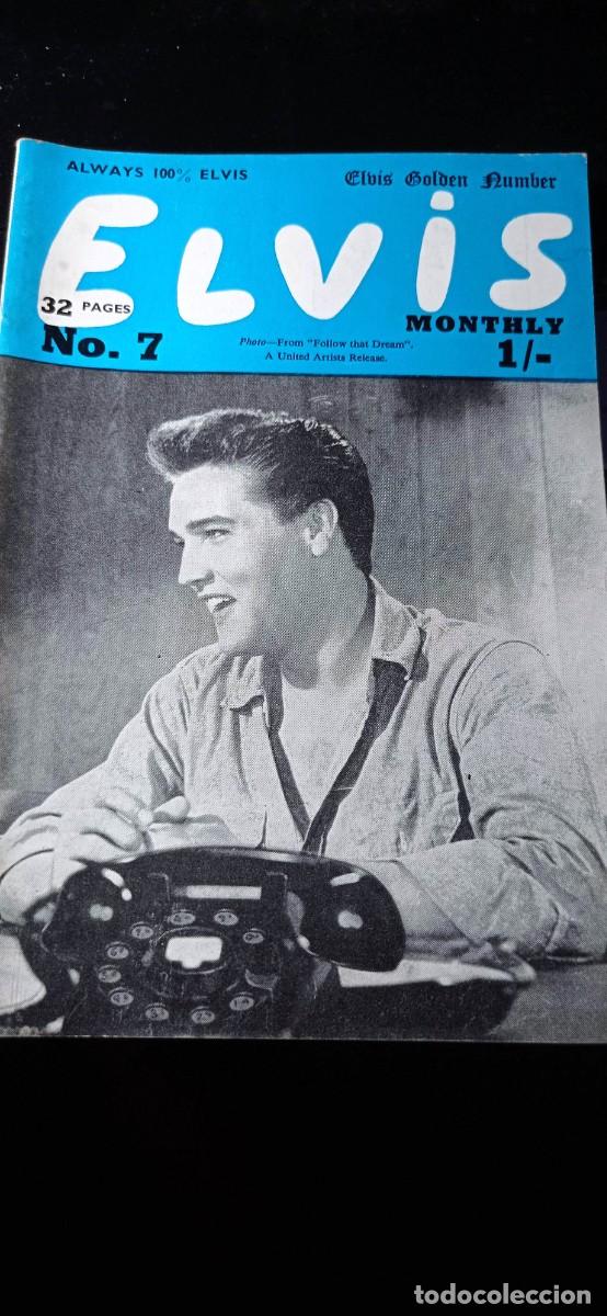 Revistas de m&uacute;sica: Elvis Monthly Magazine 7 A&Ntilde;O 1962