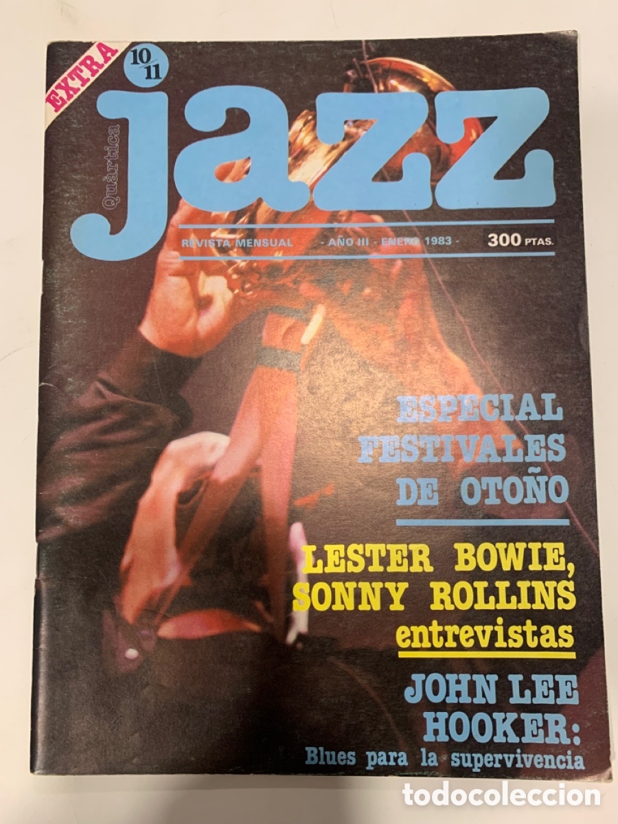 Revistas de m&uacute;sica: Revista jazz quartica n&ordm; 10/11 de 1983