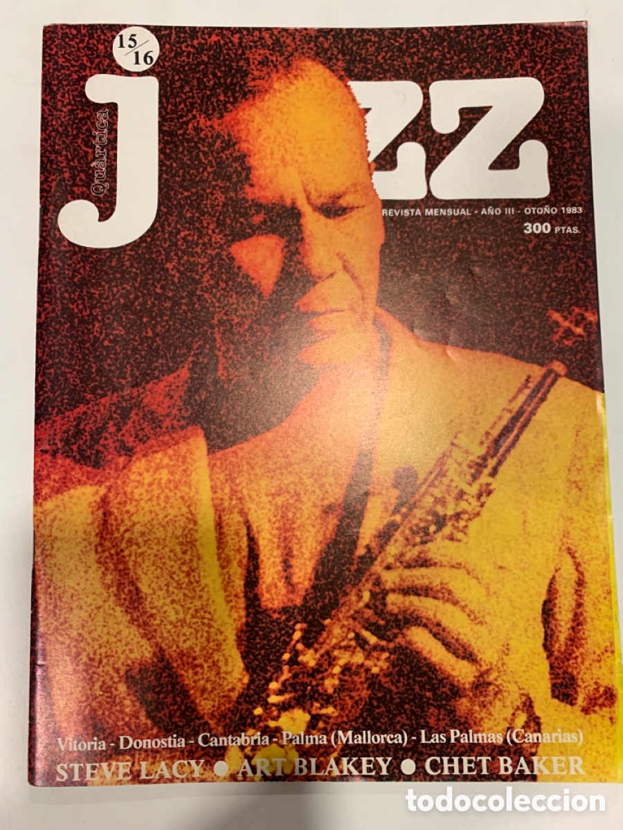 Revistas de m&uacute;sica: Revista jazz quartica n&ordm; 15/16 de 1983