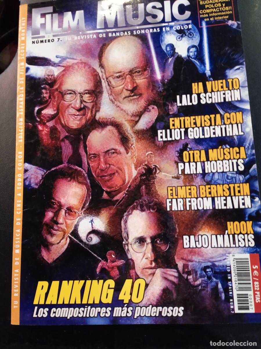 Revistas de m&uacute;sica: FILM MUSIC- REVISTA. N&ordm; 7. LOTE DE 7 PRIMEROS NUMEROS 30 EUROS.