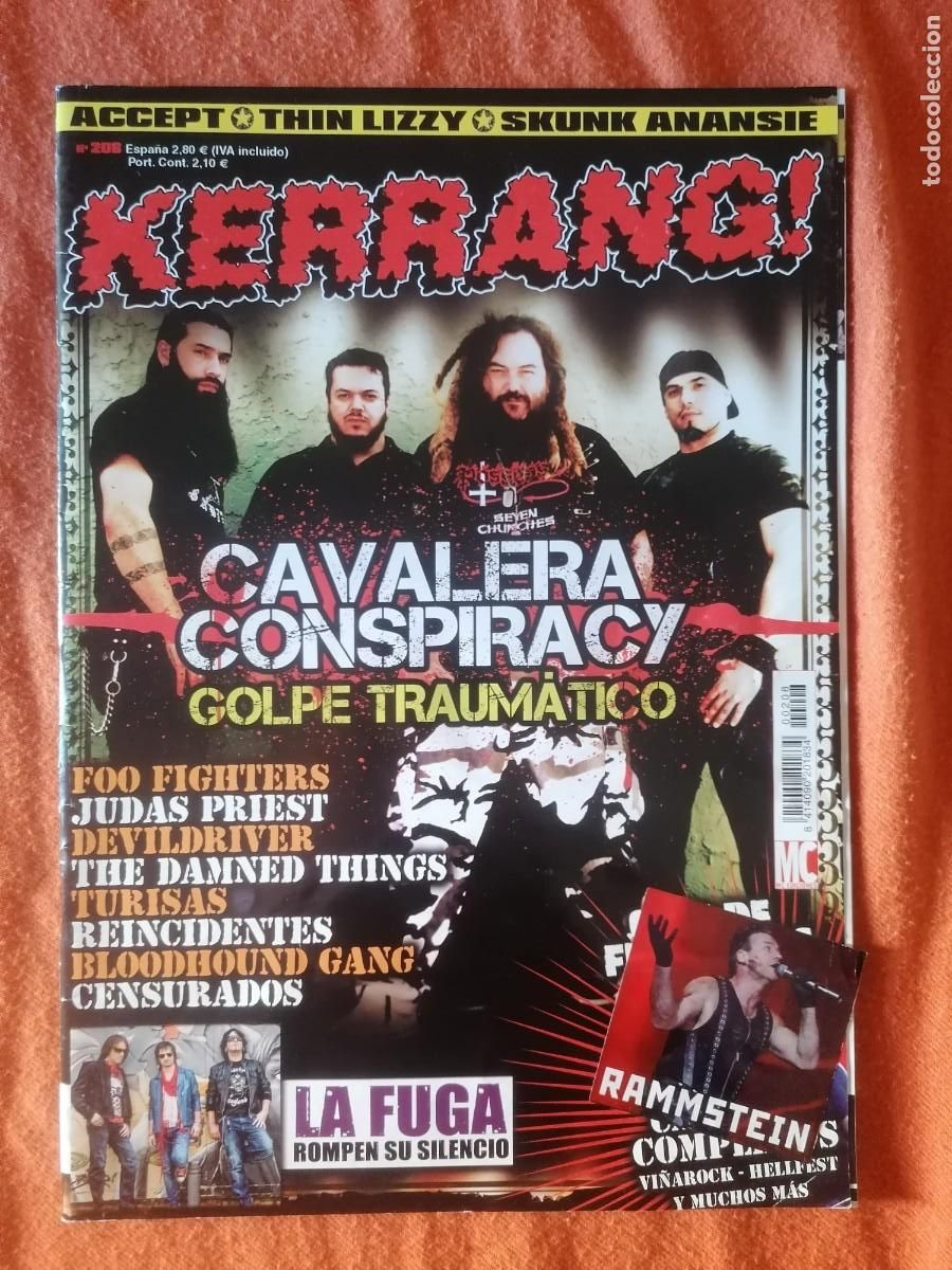 Revistas de m&uacute;sica: KERRANG N⁰ 208 - Foto 1