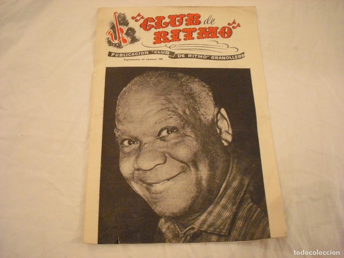 Musikzeitschriften: CLUB DEL RITMO , SUPLEMENTO AL N. 108 SIDNEY BECHET