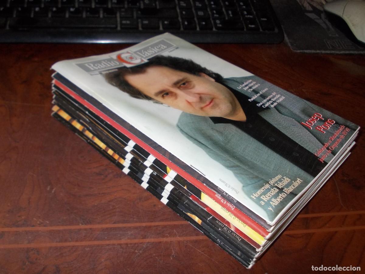 Music magazines: Lote 9 revista de programaci&oacute;n Radio Cl&aacute;sica. n&uacute;mero entre 2.005 y 2.007