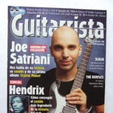 Revistas de música: GUITARRISTA Nº 1 JOE SATRIANI BEATLES JIMI HENDRIX SLASH ERIC CLAPTON
