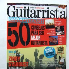 Revistas de música: GUITARRISTA Nº 91 50 CONSEJOS PARA SER MEJOR GUITARRISTA THE DARKNESS RUSH BRIAN SETZER DAVID BOWIE