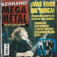 Revistas de música: KERRANG MEGA METAL AC DC