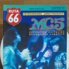 Revistas de música: RUTA 66 Nº 79 DICIEMBRE 1992 NUM EXTRA MC5 ENTREVISTA/DISCOGRAFIA COMPLETA BUZZCOCKS - PUNK