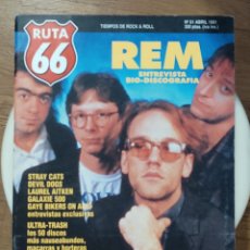 Revistas de música: RUTA 66 Nº 61 ABRIL 1991 REM STRAY CATS DEVIL DOGS WIN WENDERS HENRY ROLLINS