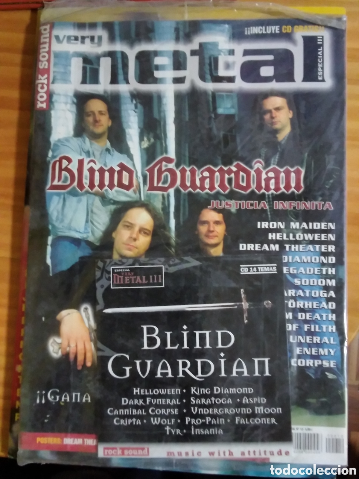 Music magazines: Very metal rock sound revista musical n&uacute;mero 12 Blind Guardian incluye cd