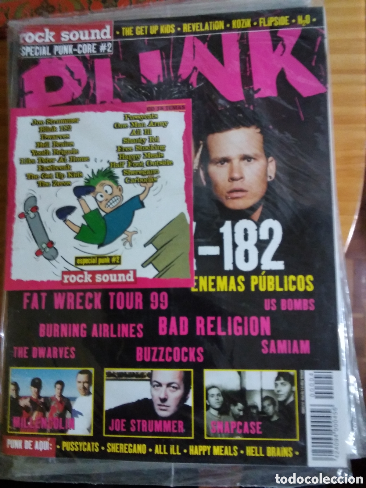 Music magazines: Punk rock Sound revista musical n&uacute;mero 4 blink-182 incluye cd y poster