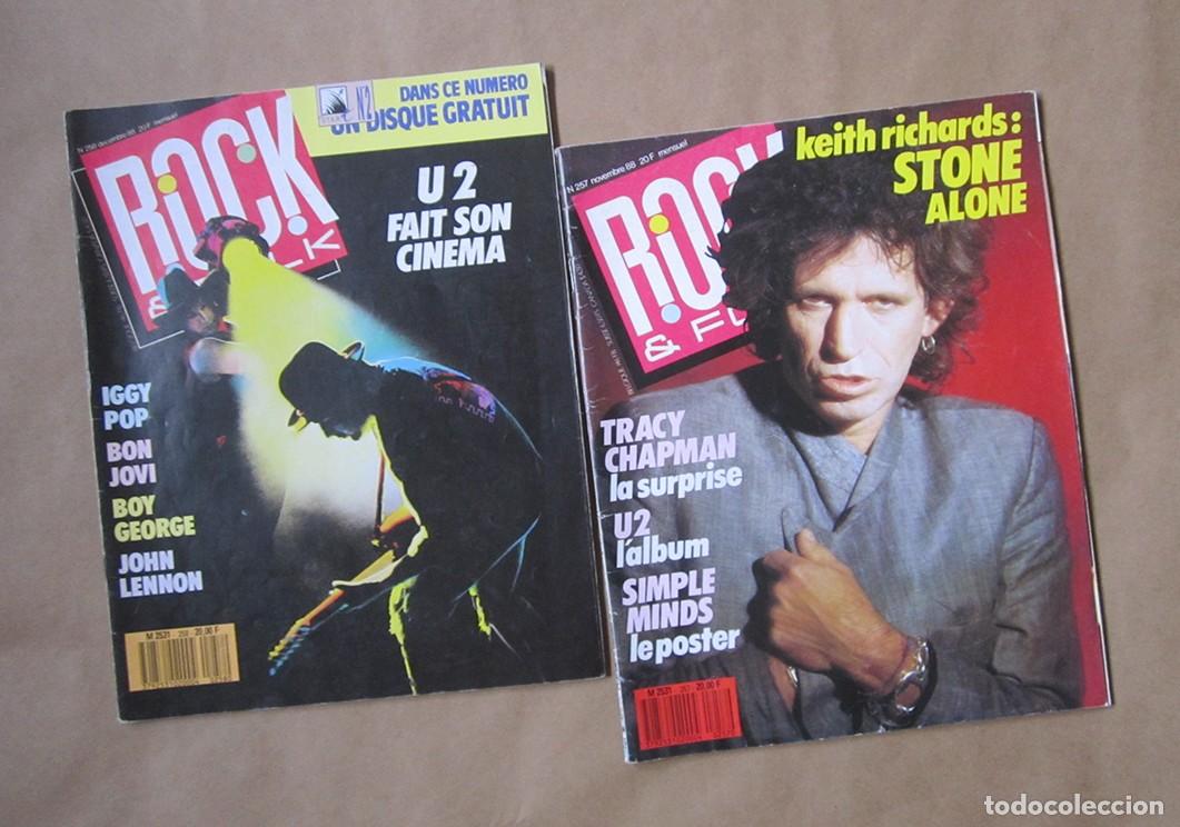 Revistas de m&uacute;sica: 2 REVISTAS-ROCK & FOLK-1988