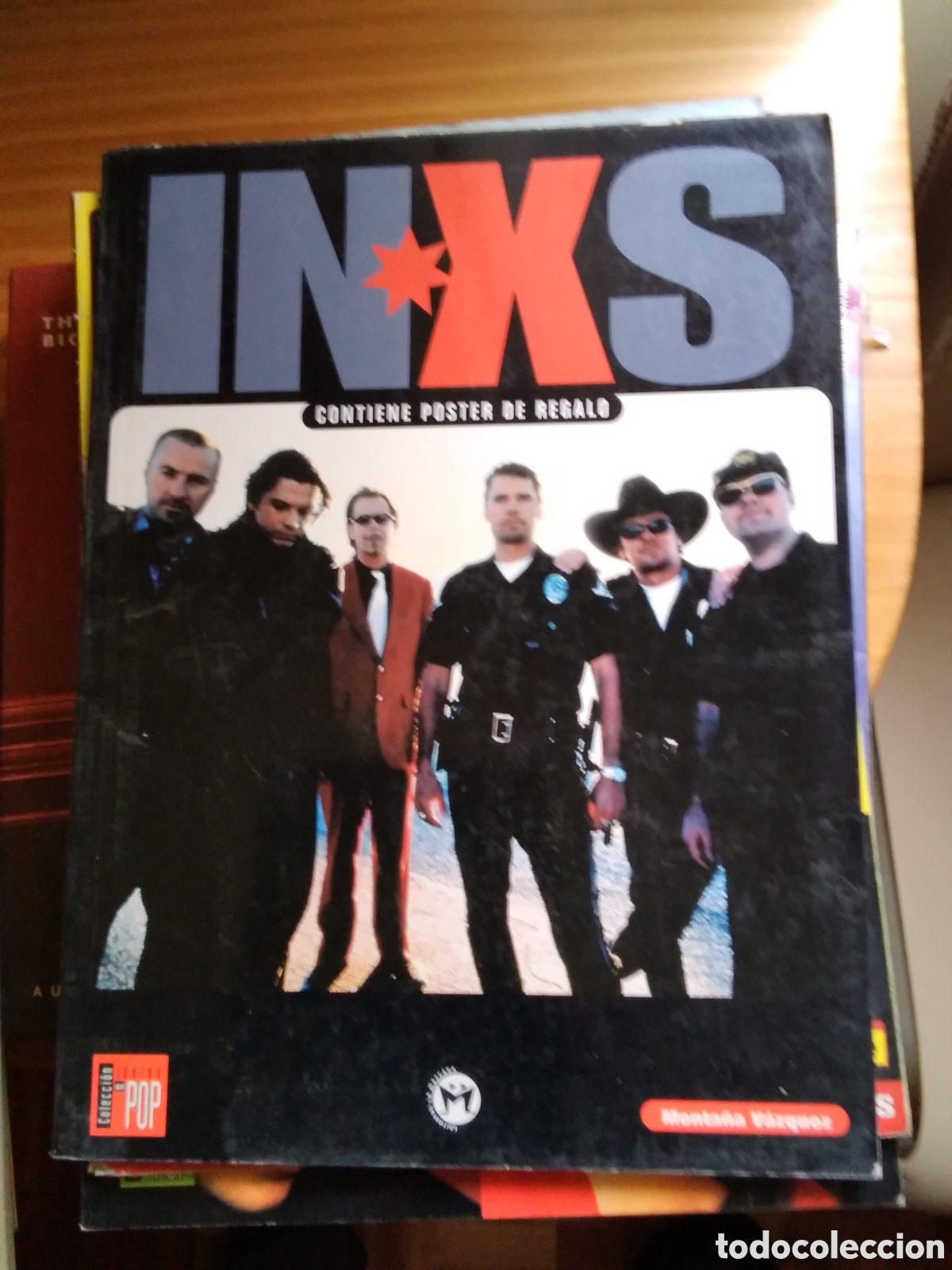 Music magazines: Inxs grupo musical libro contiene poster