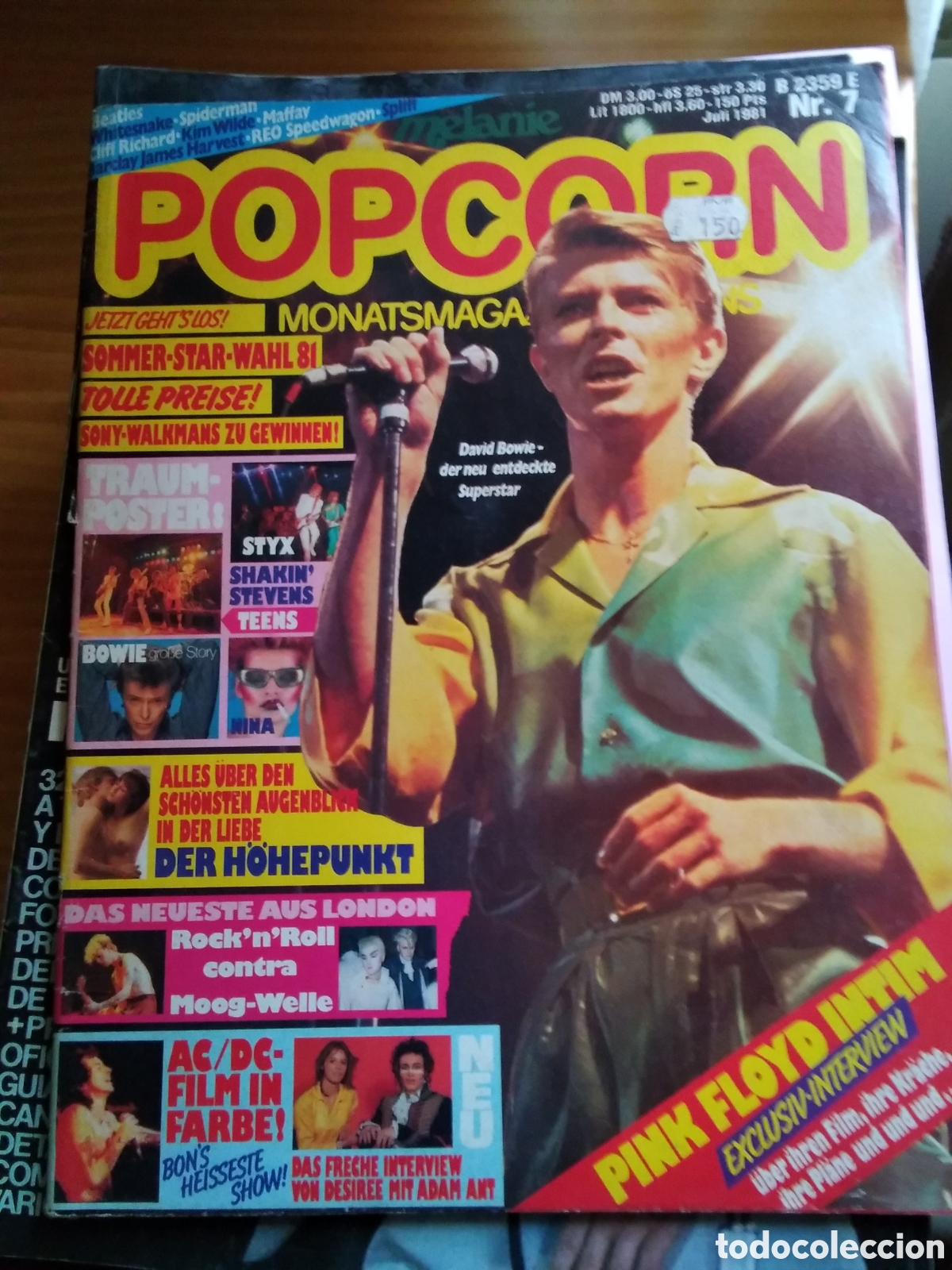 Music magazines: Pop corn revista alemana 1981 julio the Beatles
